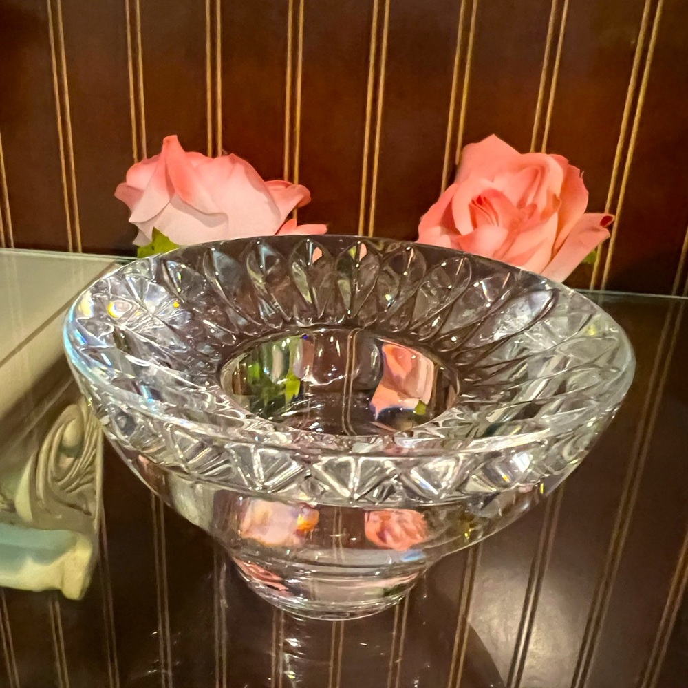 Rogaska Crystal - Votive Tea Light Candle Holder - 2 3/8" x 4 1/4".good …